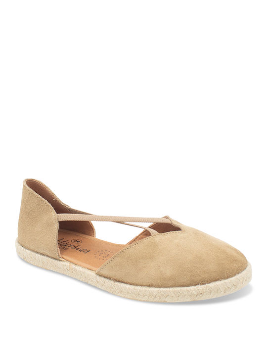 Mediterranean Damen Espadrilles in Beige Farbe