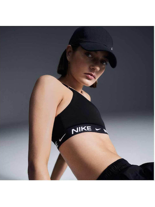 Dri-Fit INDY Γυναικείο Αθλητικό Μπουστάκι Μαύρο με Ελαφριά Ενίσχυση