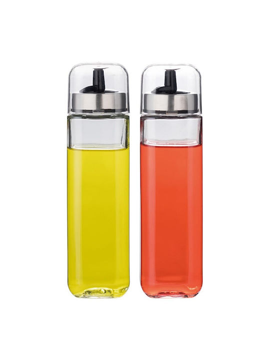 KING Hoff Oil & Vinegar Set with Salt & Pepper Glass with Flow 100ml