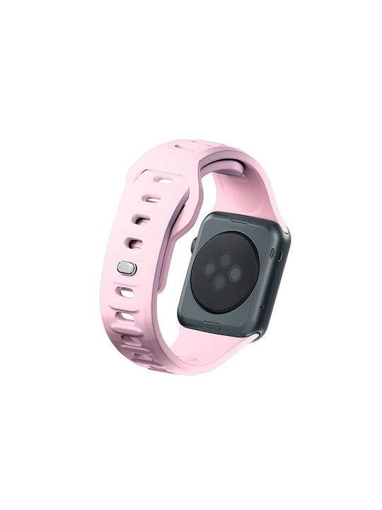 3MK Λουράκι Σιλικόνης με Pin Ροζ (Apple Watch 42/44/45/49 mm, 3MK)