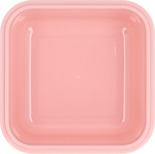 Tutete Plastik Kinder Lebensmittelbehälter 0.78Es Rosa 12 x 6cm