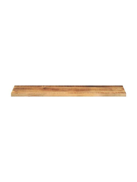 vidaXL Правоъгълена Повърхност на масата Масивно дърво Mango - Brown 110x30x2.5см 371298 1бр