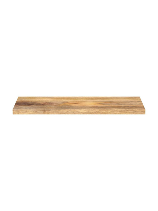 vidaXL Правоъгълена Повърхност на масата Масивно дърво Mango - Brown 80x20x2.5см 371424 1бр