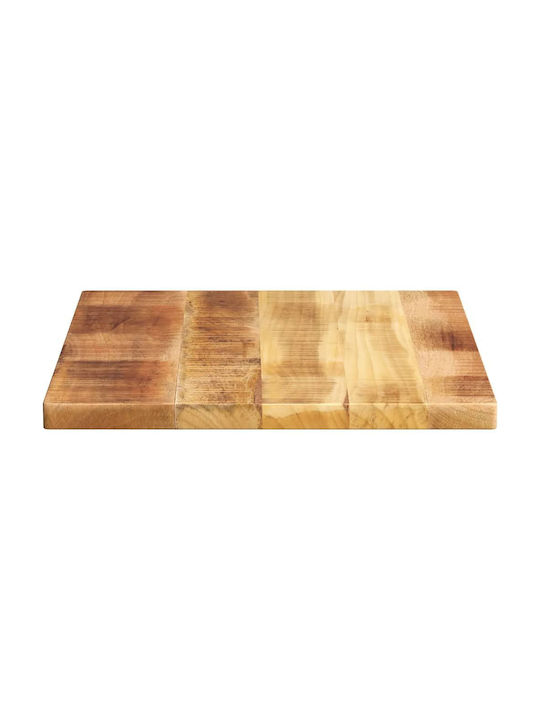 vidaXL Правоъгълена Повърхност на масата Масивно дърво Mango - Brown 60x50x3.8см 371392 1бр