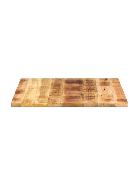 vidaXL Square Table Surface made of Solid Wood Mango - Brown 70x70x1.5cm 371340 1pcs