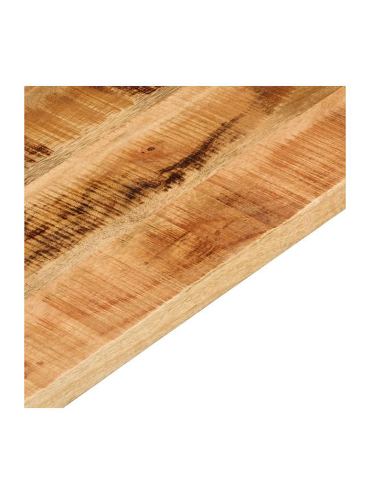 vidaXL Правоъгълена Повърхност на масата Масивно дърво Mango - Brown 70x50x3.8см 371393 1бр