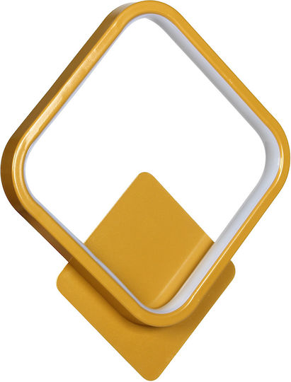 Keskor Lamp Wall with Integrated LED Gold 25x25x6cm