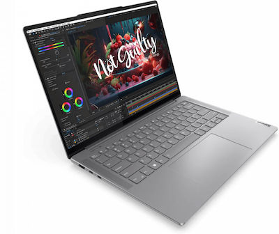 Lenovo Yoga Pro 7 14IMH9 14.5" IPS Ecran tactil 120Hz (Ultra 9-185H/32GB/1TB SSD/GeForce RTX 4060/W11 Home) Luna Grey (Tastatură GR)