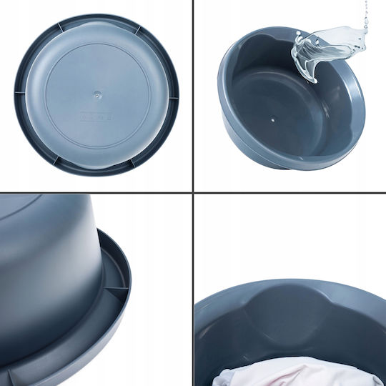 Kadax Basin Round Capacity 2lt Gray