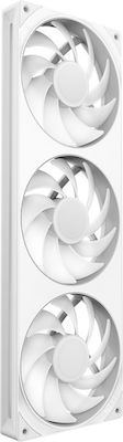 NZXT F360 RGB Core Case Fan with Connection 4-Pin PWM / 4-pin NZXT RGB 1pcs White