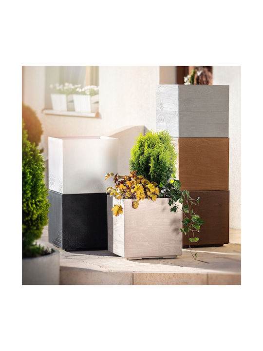 Kadax Ghiveci Plastic Antracit 40x40x40cm.