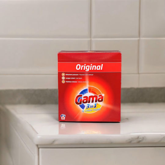 Gama Brands Απορρυπαντικό σε Σκόνη για Χρωματιστά Ρούχα 1.625kg (25 Μεζούρες)