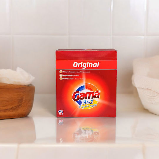 Gama Brands Απορρυπαντικό σε Σκόνη για Χρωματιστά Ρούχα 1.625kg (25 Μεζούρες)