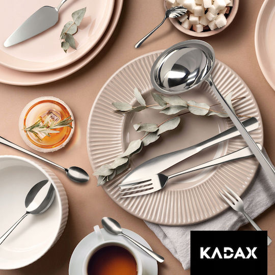 Kadax Set de Linguri Cafea / ceai Inoxidabile Argintiu 3buc