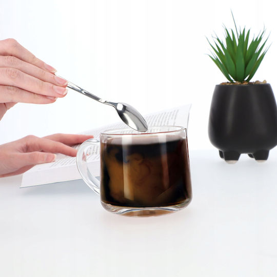 Kadax Löffelset Kaffee/Tee Edelstahl Silber 3Stück