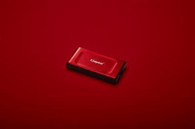 Kingston XS1000 USB-C Εξωτερικός SSD 2TB 1.8" Κόκκινο