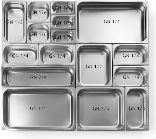 Hendi Stainless Steel Gastronorm GN1/1 H200mm