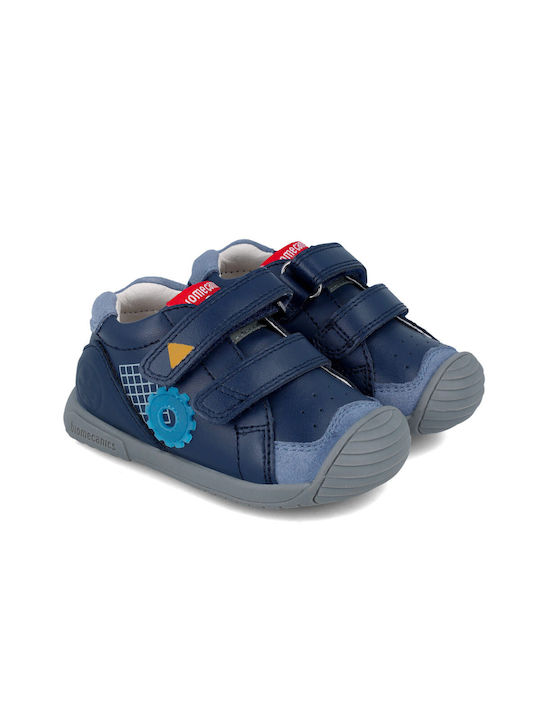 Biomecanics Kinder-Sneaker Hoch Blau 183