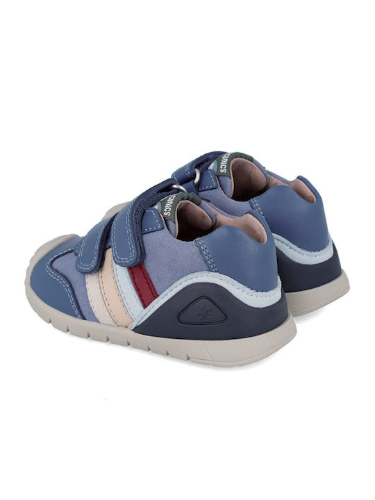 Kids Sneakers High with Scratch Blue