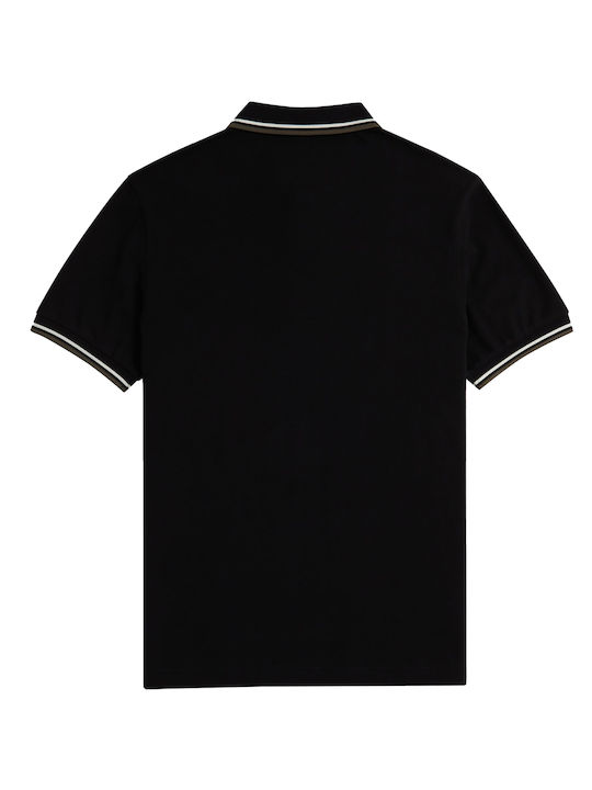 Twin Tipped Polo Μπλούζα Κοντομάνικη Μαύρη