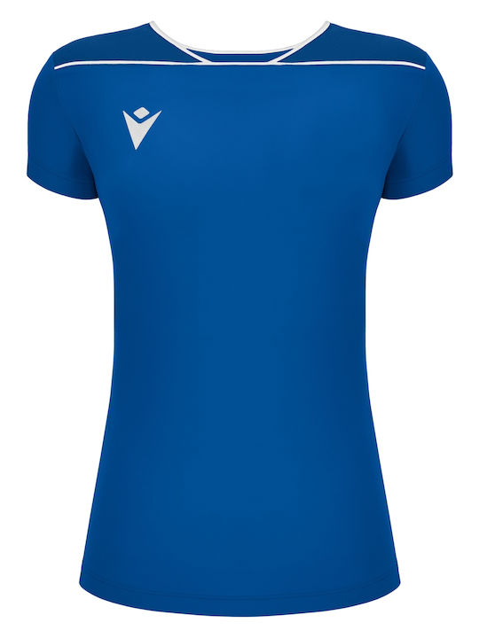Γυναικεία Αθλητική Μπλούζα με V Λαιμόκοψη Royal Blue, Dark Royal Blue, White