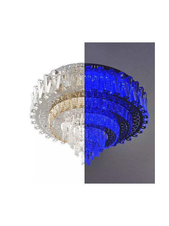 Таванно осветление Червена с Вграден LED