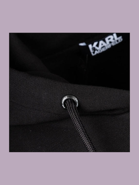 Sweatshirt with Hood Black