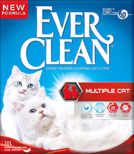 Ever Clean Multiple Cats Бентонитен котешки пясък с аромат Fresh 10лт