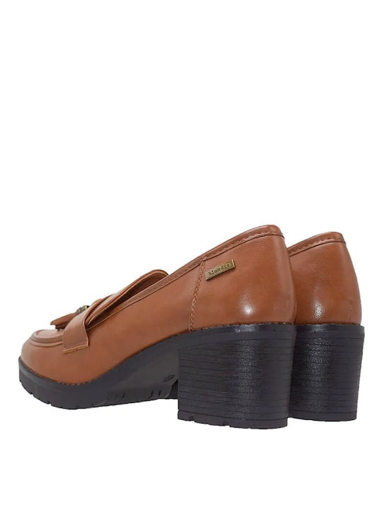 Blondie Women's Loafers in Brown Color