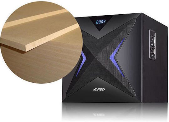 Fenda F&D F550X Computerlautsprecher 2.1 mit Bluetooth und Leistung 56W in Schwarz Farbe
