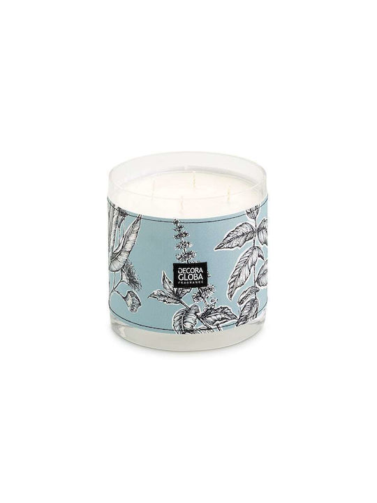 Decoragloba Scented Candle Jar with Scent Vanilla White 1550gr 1pcs