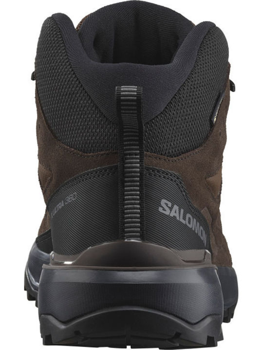 Salomon X Ultra 360 Ltr Mid Ανδρικά Ορειβατικά Μποτάκια Αδιάβροχα με Μεμβράνη Gore-Tex Καφέ