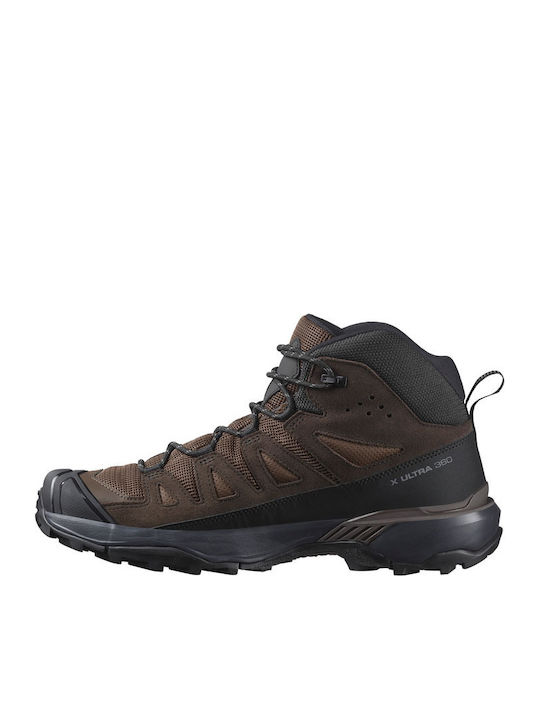 Salomon X Ultra 360 Ltr Mid Ανδρικά Ορειβατικά Μποτάκια Αδιάβροχα με Μεμβράνη Gore-Tex Καφέ
