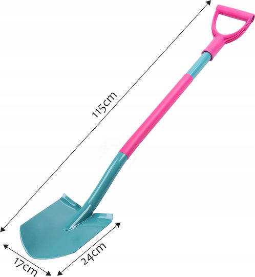 Kadax Schaufel mit Stiel 115cm und Metallgriff