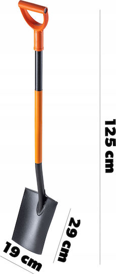 Kadax Gerade Schaufel mit Stiel 125cm und Plastikgriff