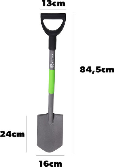 Kadax Lopată de zăpadă cu Coada 84cm și Mâner din Metal
