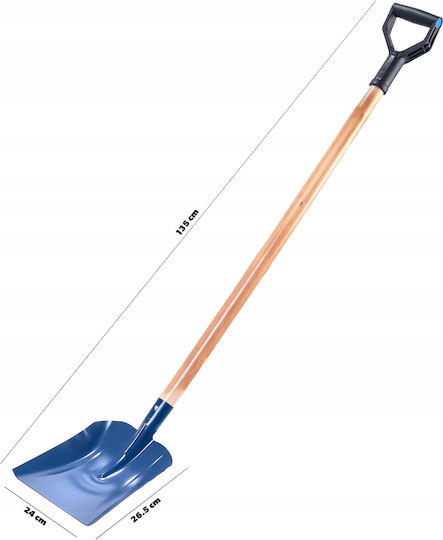 Kadax Sand Shovel with Shaft 135cm and Plastic Handle