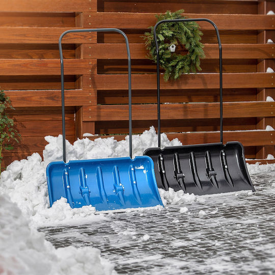 Kadax Snow Shovel Wheeled with Wooden Handle 45cm