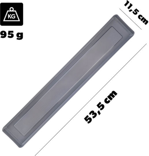 Kadax Planter Box Plastic Gray 60cm.