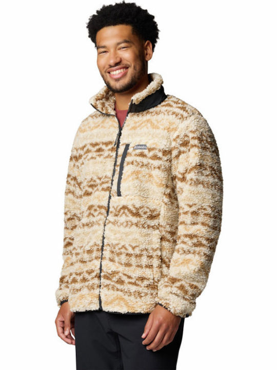 Winter Pass Ανδρική Ζακέτα Fleece Μπεζ