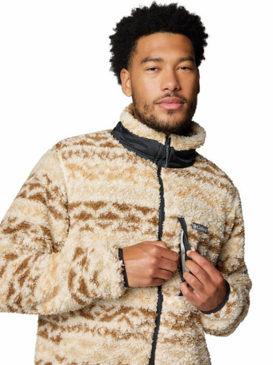 Winter Pass Ανδρική Ζακέτα Fleece Μπεζ