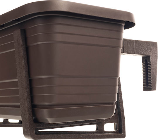 Kadax Planter Box Plastic Mokka 80cm.