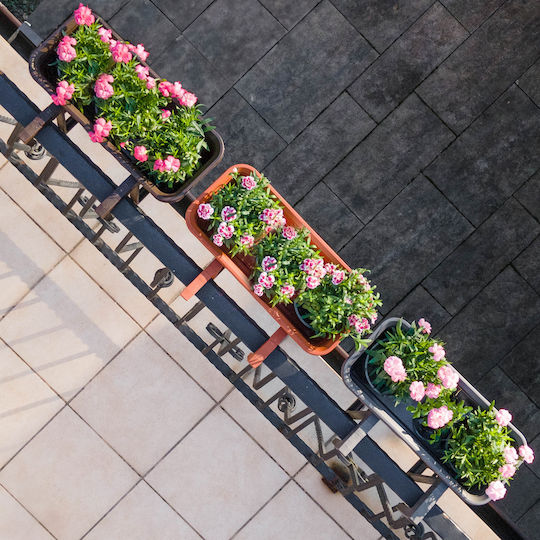 Kadax Planter Box Plastic Mokka 80cm.