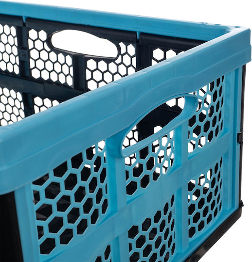 Kadax Coș de Depozitare Plastic Negru 32lt 1buc