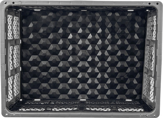 Kadax Storage Basket Plastic Black 32lt 1pcs