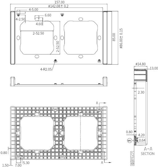 Sonoff Switch Frame in White Color