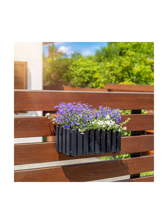 Kadax Self-watering Pot Plastic Anthracite 38cm.