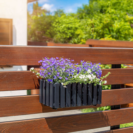 Kadax Self-watering Pot Plastic Anthracite 38cm.