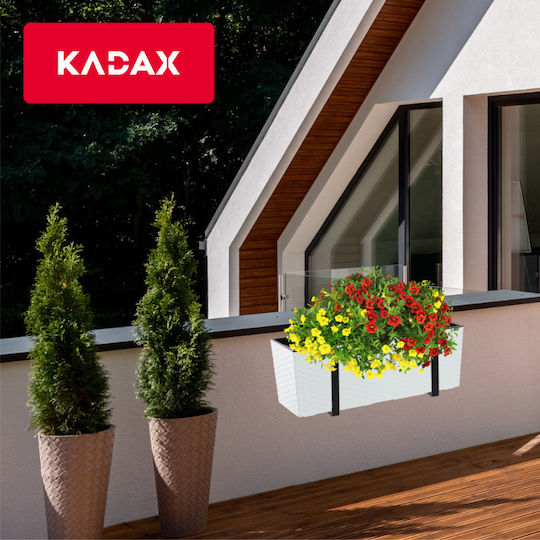 Kadax Βάση Γλάστρας Λευκή 19x56εκ.