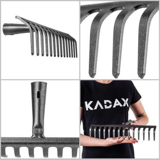 Kadax 34100 Gartenrechen Rasenharke